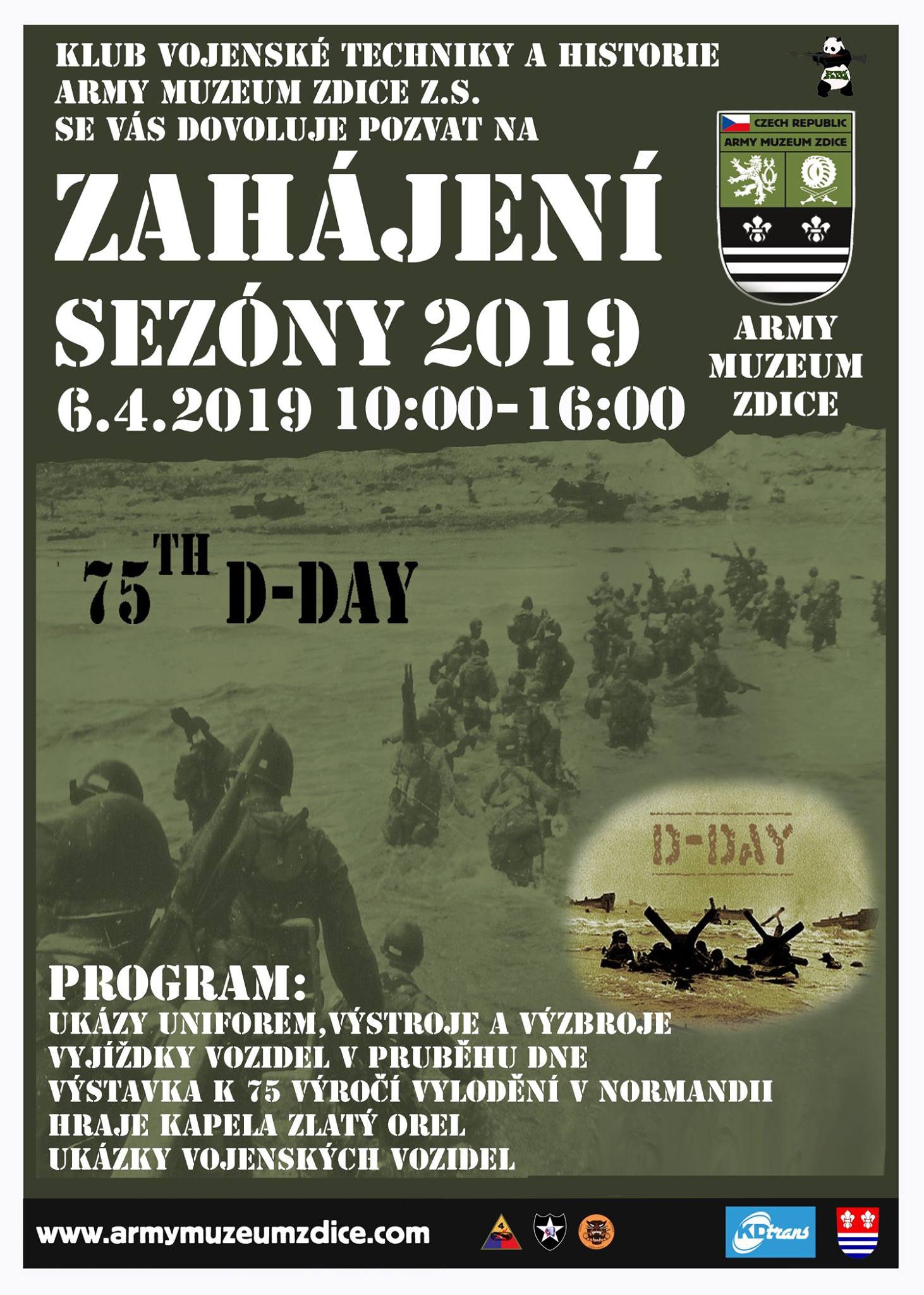 2019 04 06 Zahájení sezóny Army muzea Zdice