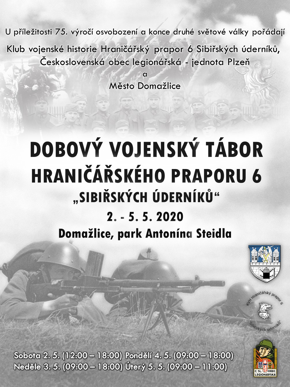 2020 05 01 Dobový vojenský tábor HP6 Domažlice