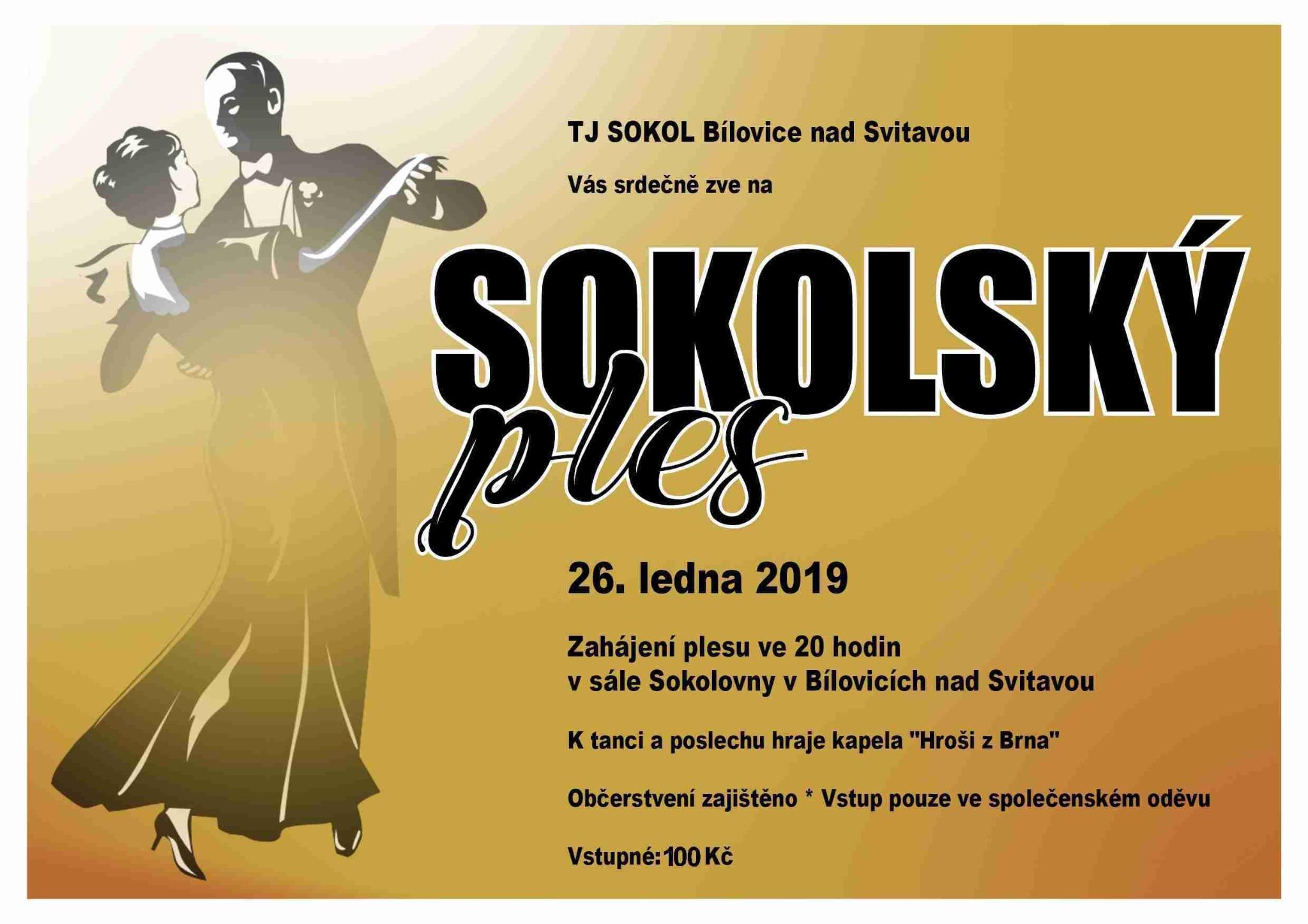 2019 01 26 Sokolský ples Bílovice