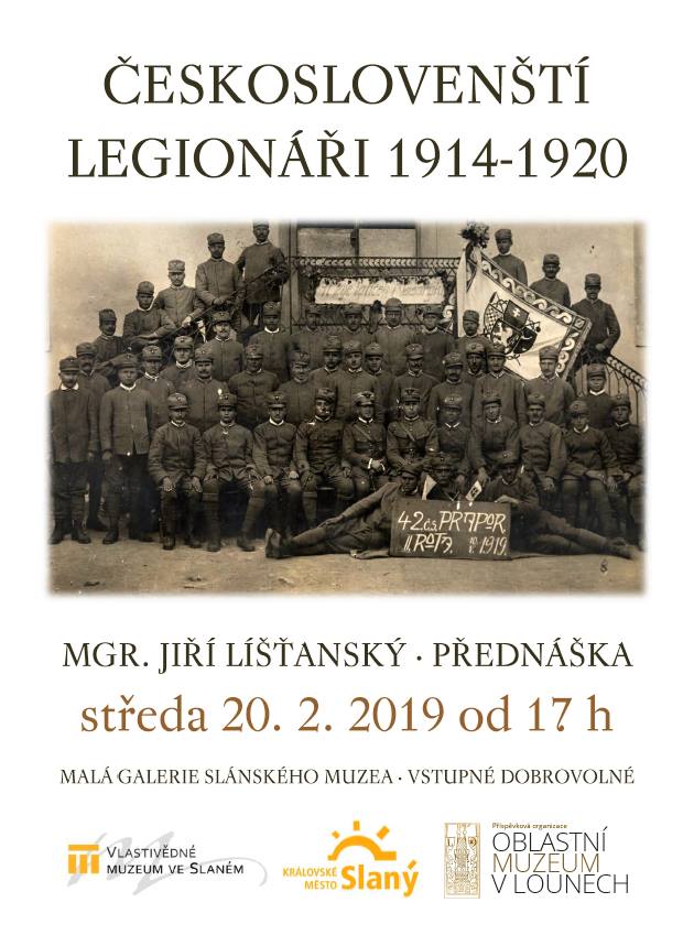 2019 02 20 Českoslovenští legionáři 1914 1920