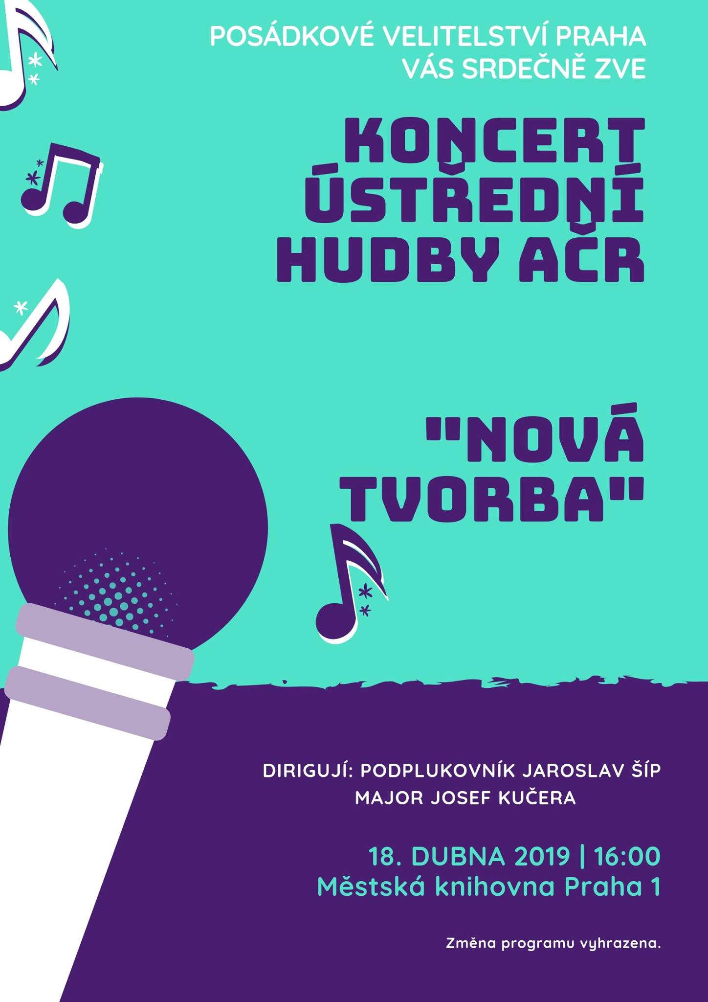 2019 04 18 Koncert Ústřední hudby AČR