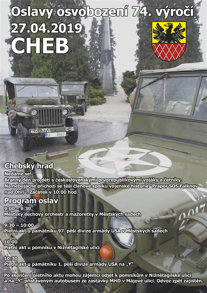 2019 04 27 Oslavy osvobození 74. výročí Cheb