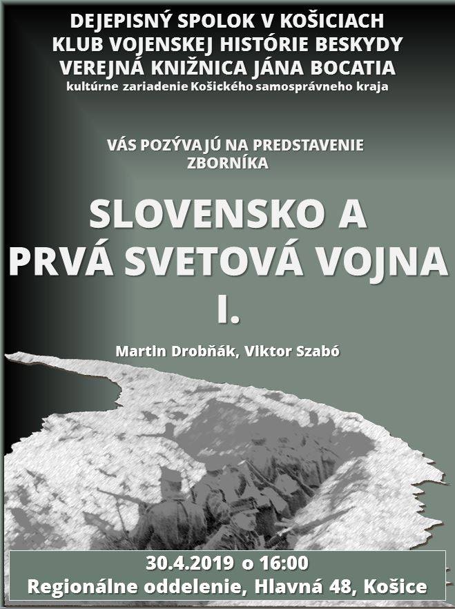 2019 04 30 Slovensko a první svetová vojna