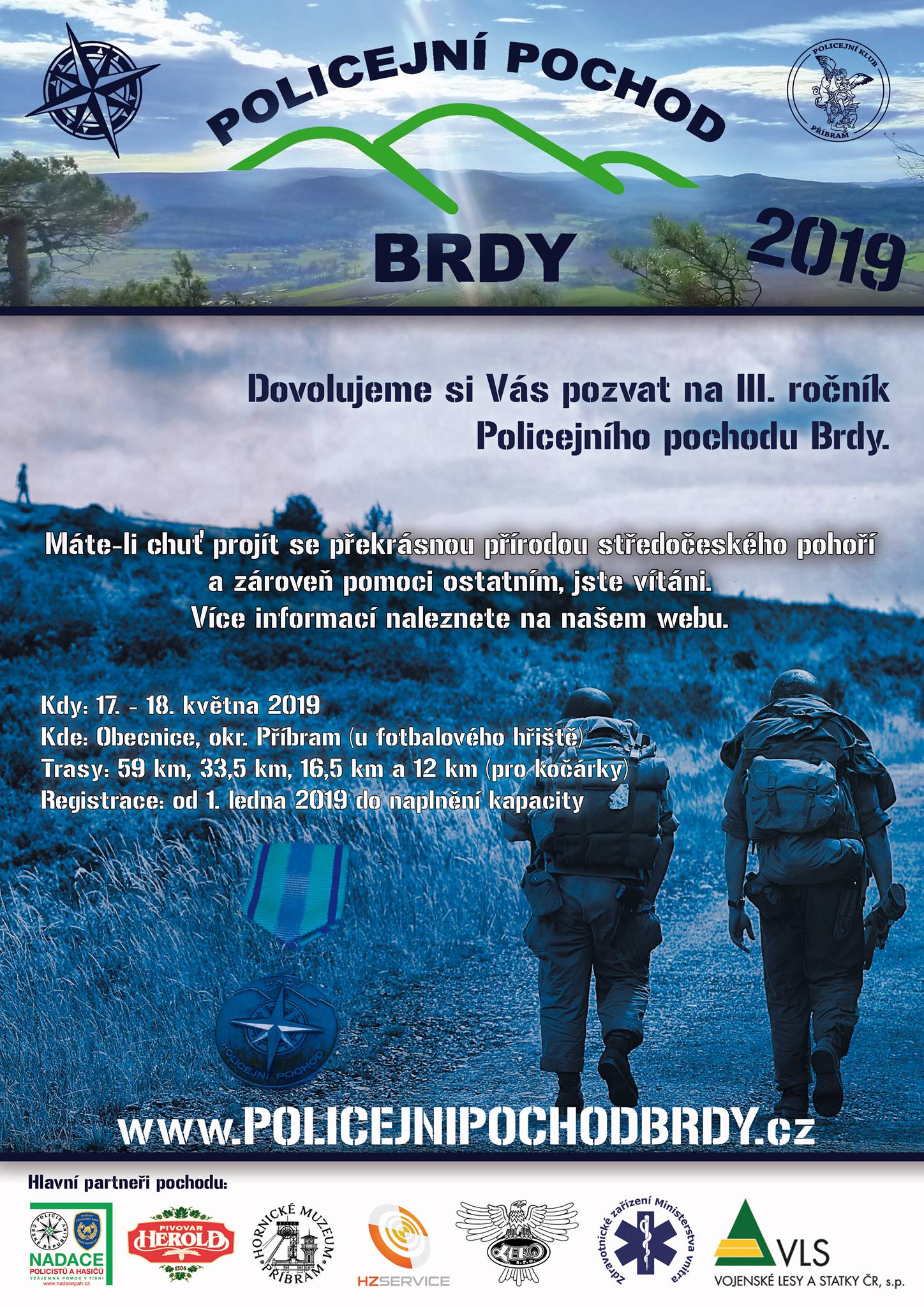 2019 05 17 Policejní pochod Brdy 2019