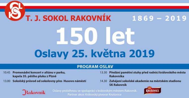 2019 05 25 Oslavy 150 let TJ Sokol Rakovník