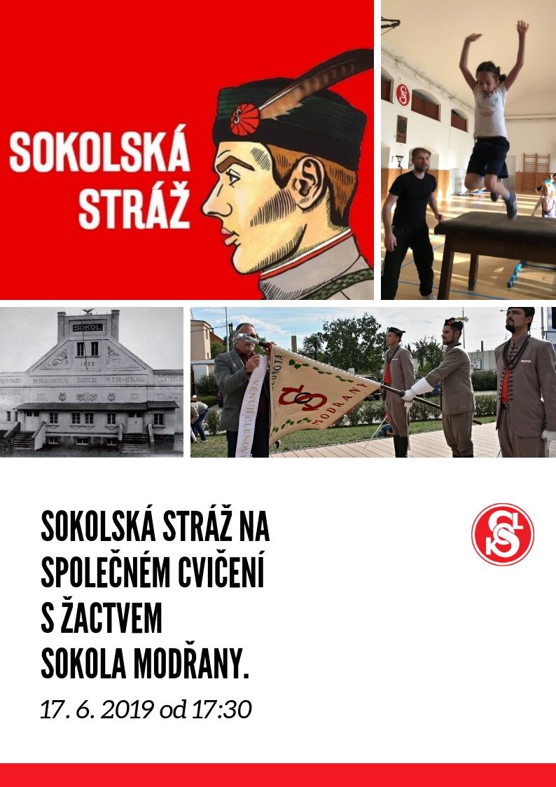 2019 06 17 Veřejné cvičení Sokolské stráže a žactva Sokola Modřany
