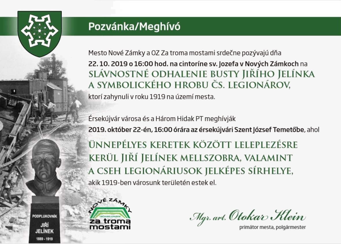 2019 10 22 Slavnostné odhalenie busty Jiřího Jelínka
