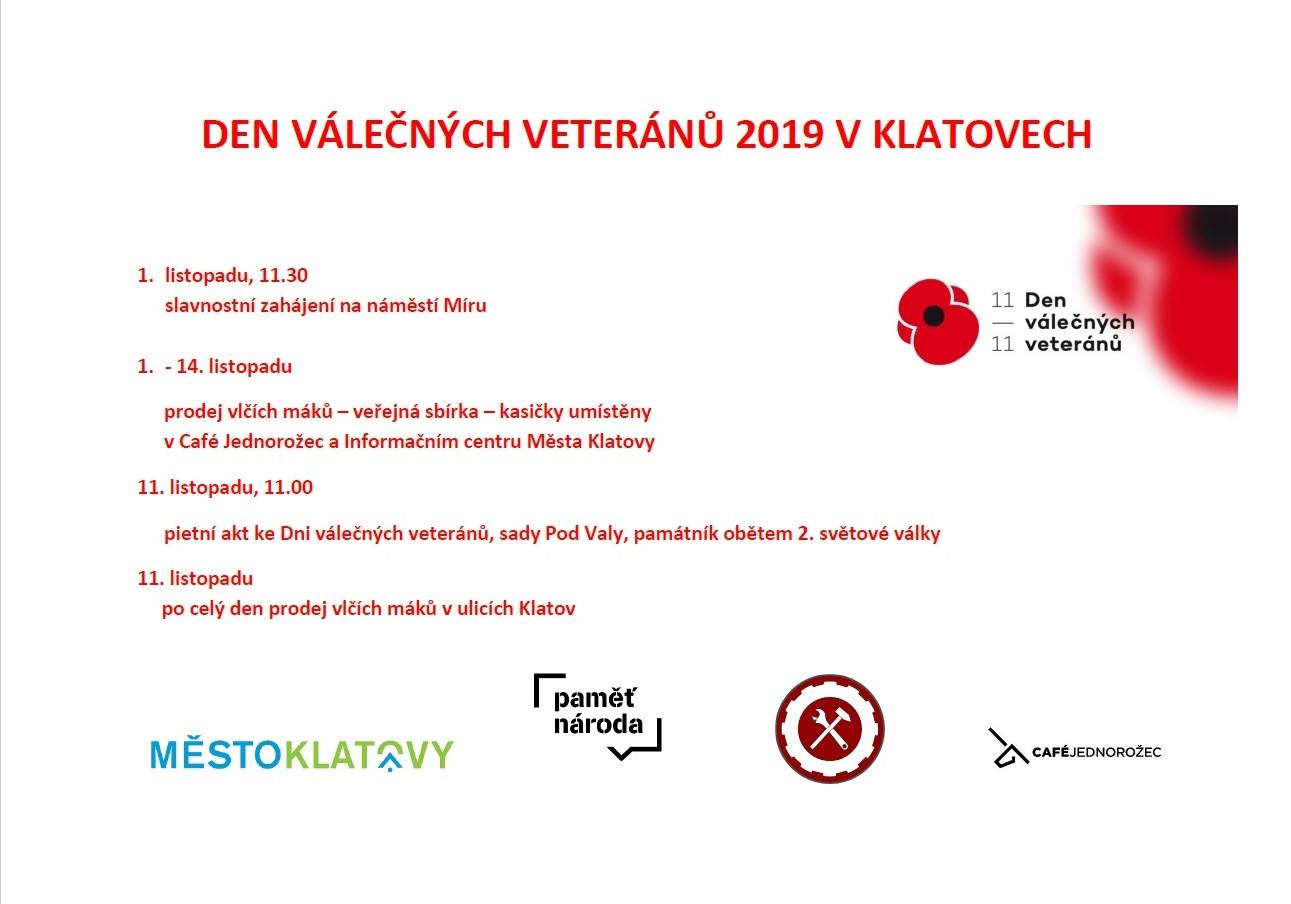 2019 11 01 Den válečných veteránů v Klatovech