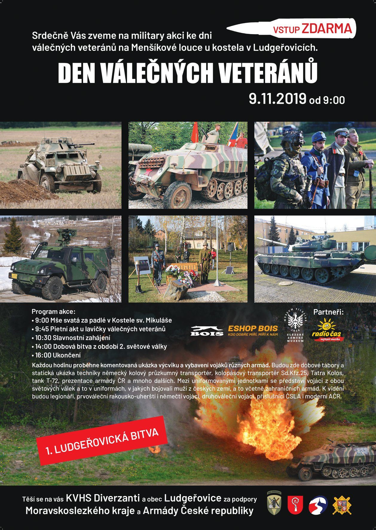 2019 11 09 Den válečných veteránů Ludgeřovice