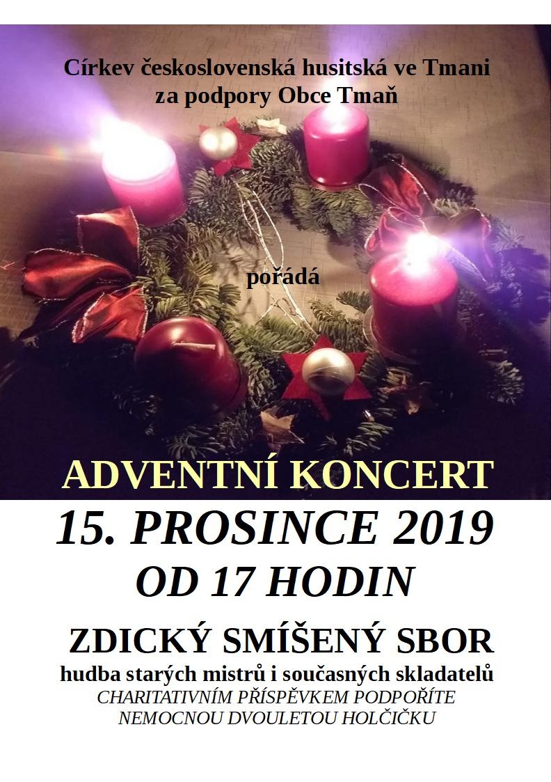 2019 12 15 Adventní koncert Tmaň