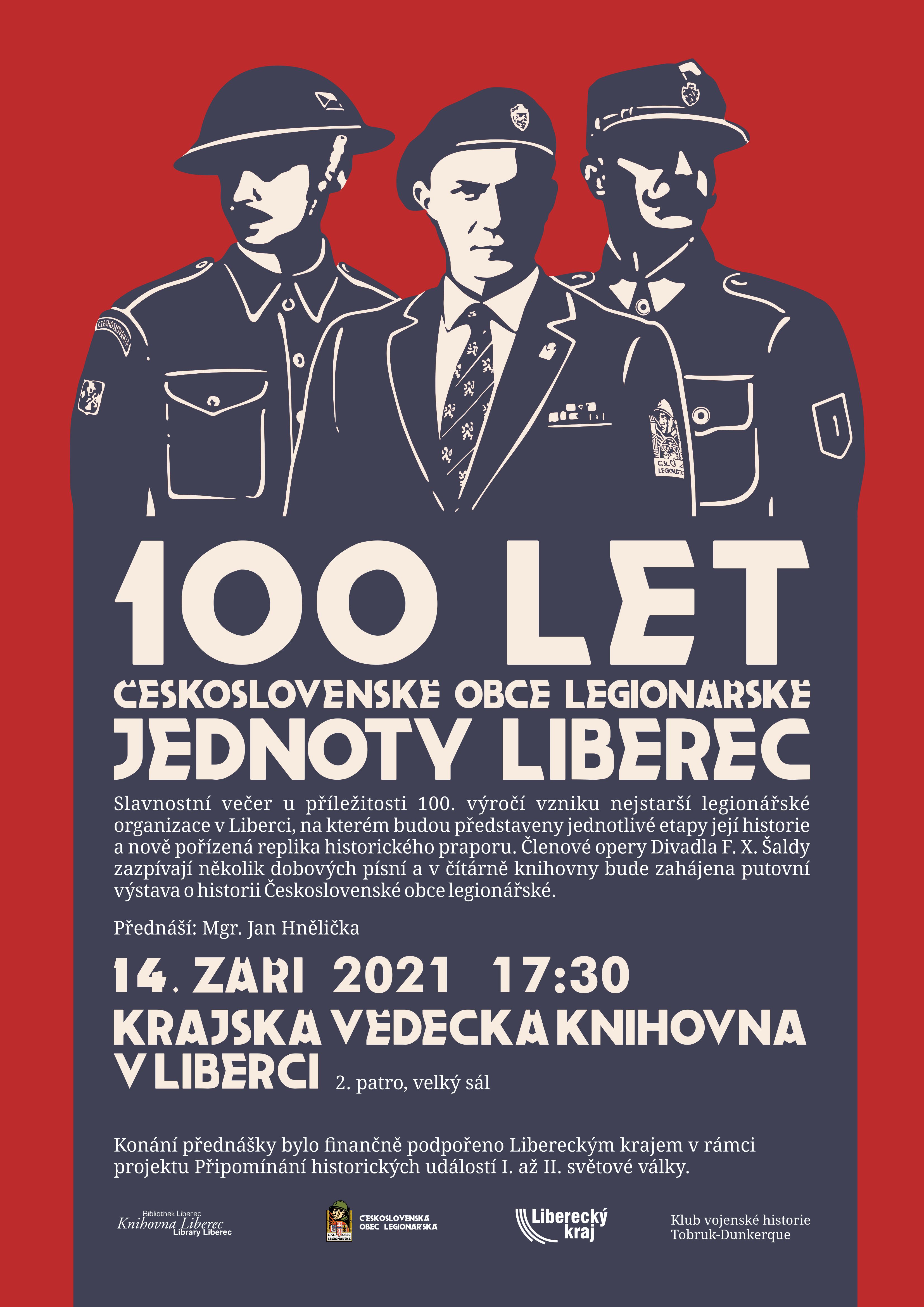 2021 09 14 100 let ČsOL jednoty Liberec