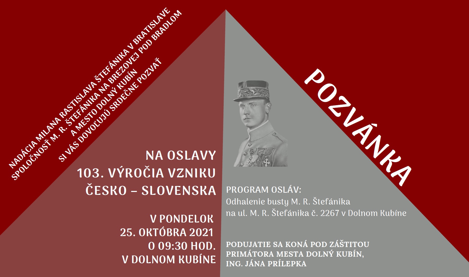 2021 10 25 Oslavy 103. výročí vzniku Československa