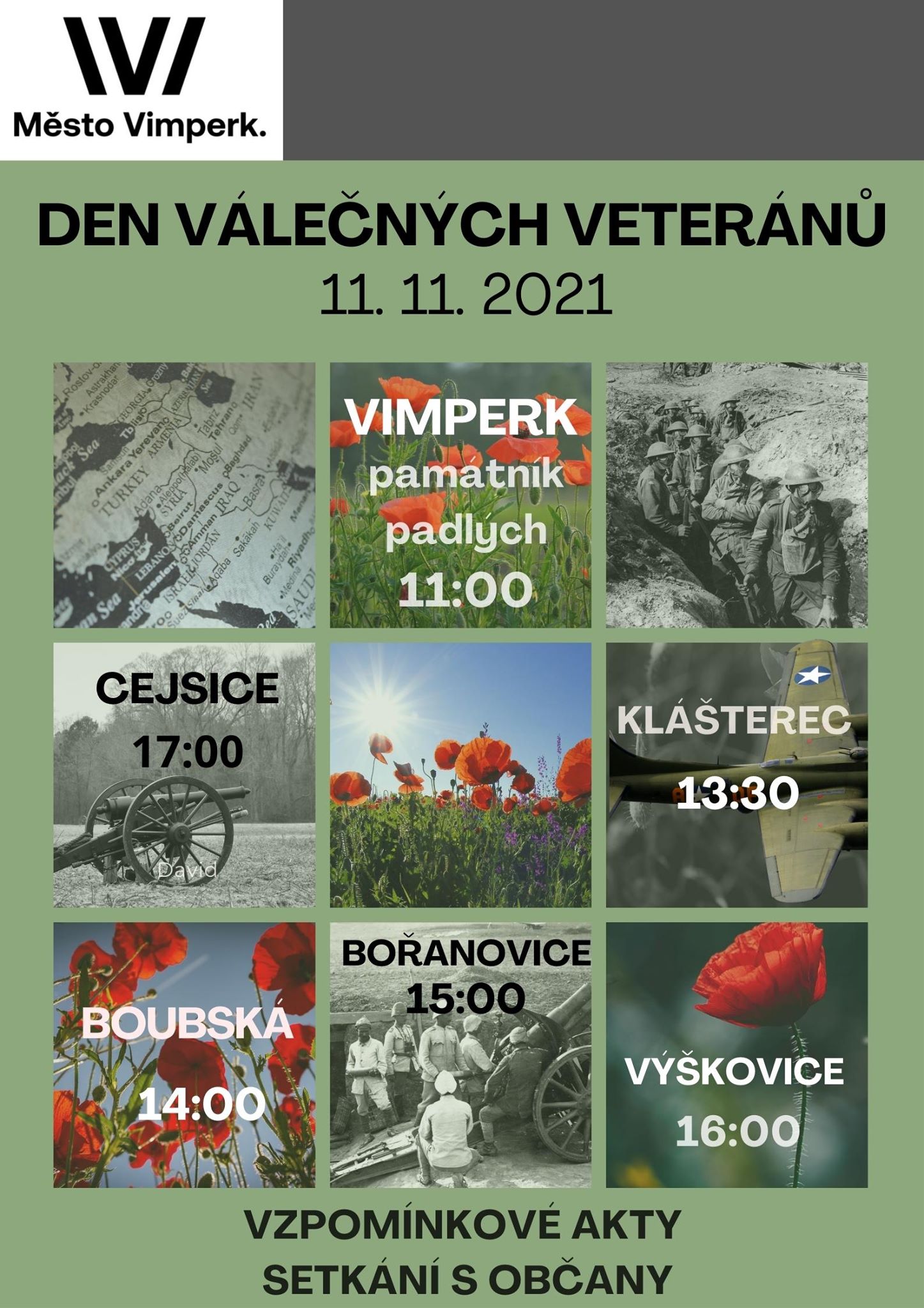 2021 11 11 Den válečných veteránů ve Vimperku