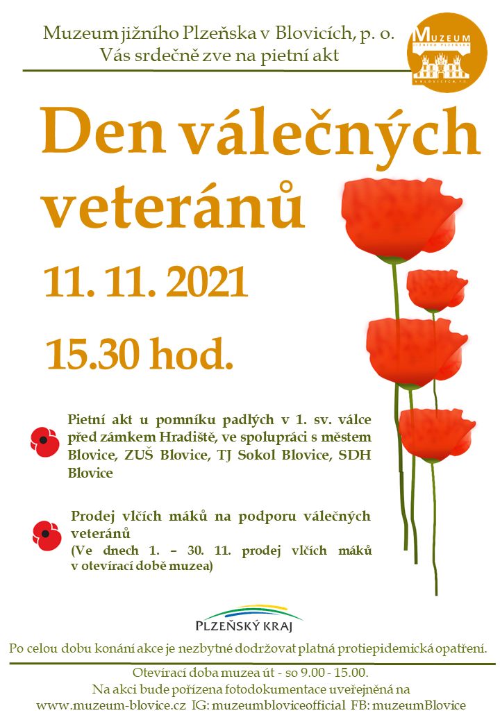 2021 11 11 Den válečných veteránů v Blovicích