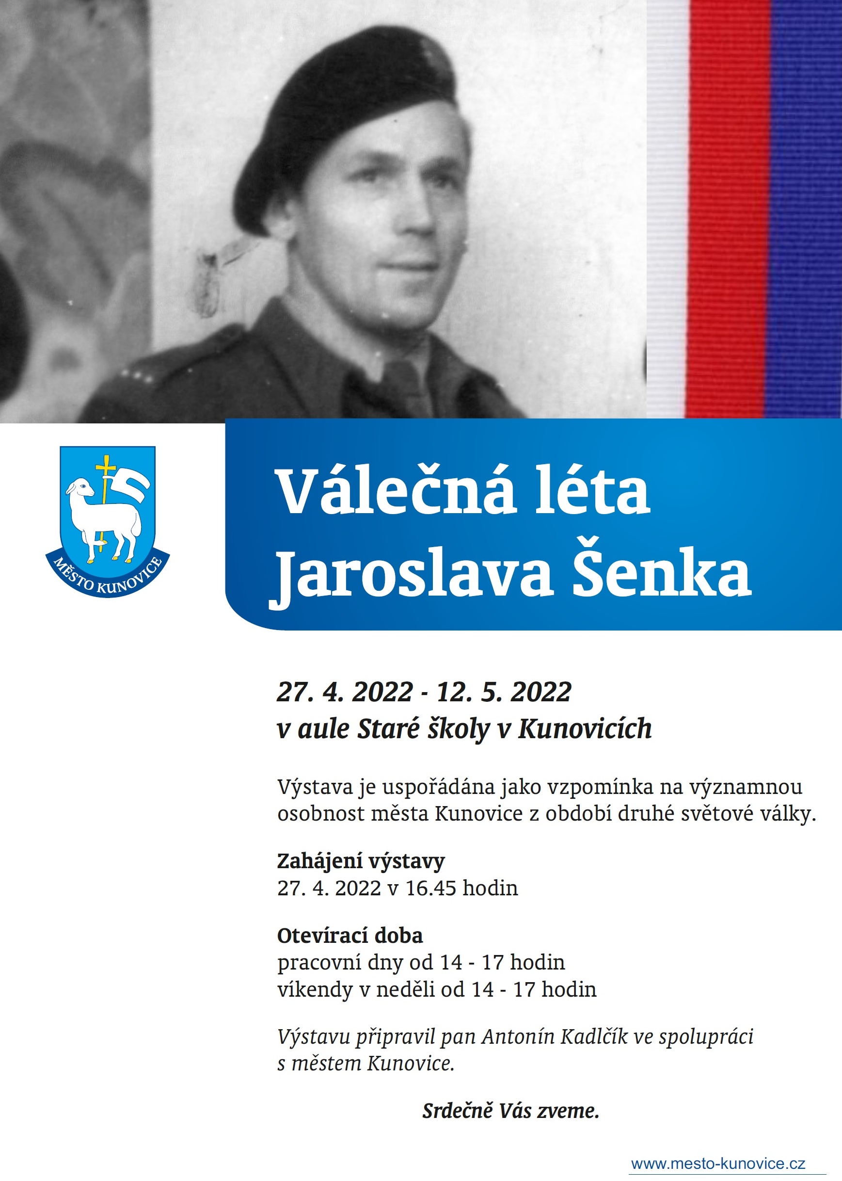 2022 04 27 Válečná léta Jaroslava Šenka Kunovice