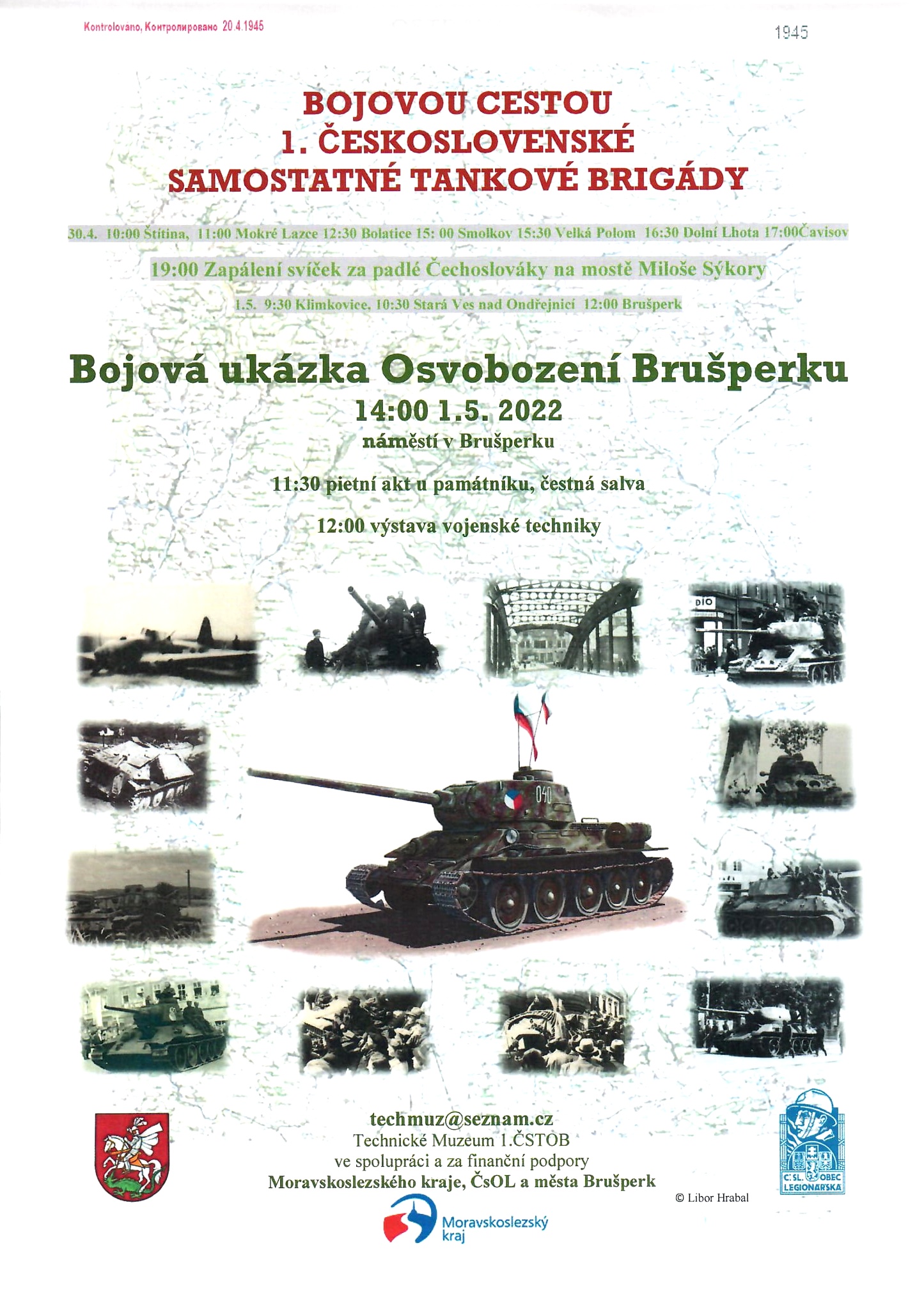 2022 05 01 Bojovou cestou 1. čs. samostatné tankové brigády