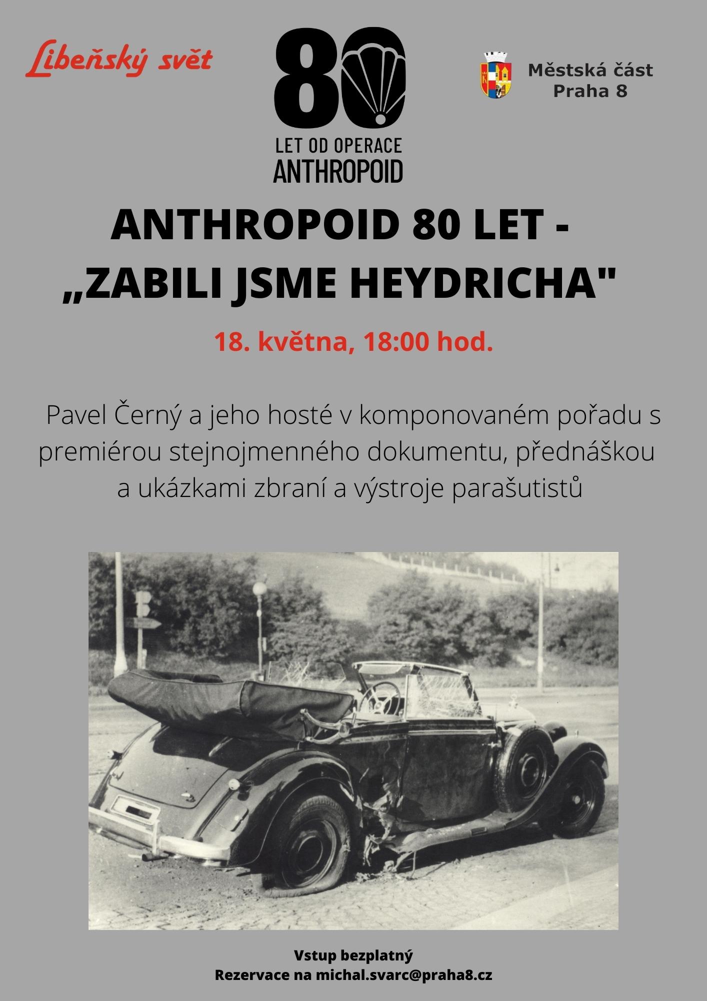 2022 05 18 Anthropoid 80 let Zabili jsme Heydricha