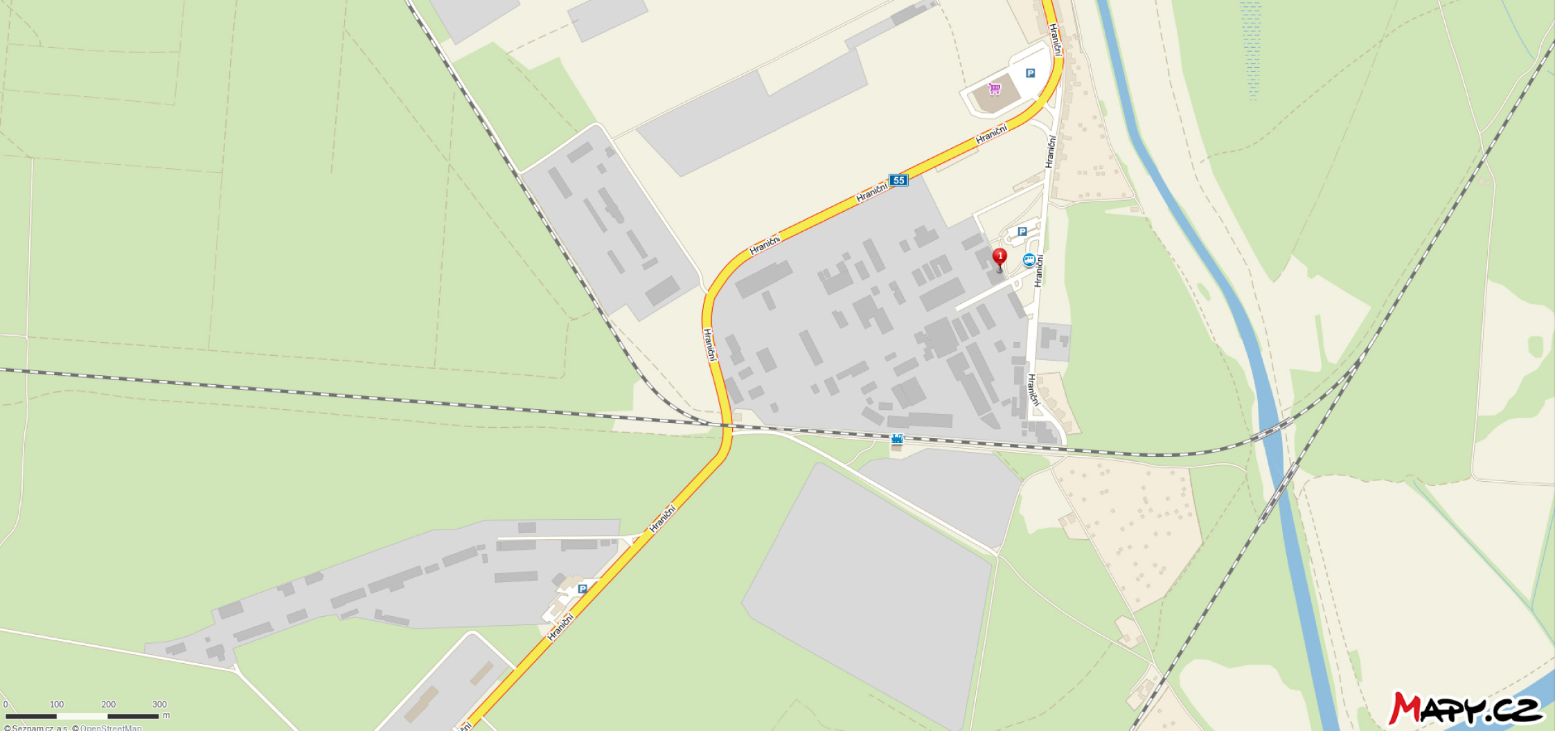 Legiovlak Breclav mapa