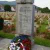 Společný pomník čs. legionářům na vojenském hřbitově v Cernay