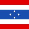 06 – Vlajka navržená malířem Vojtěchem Preissigem, používaná československými krajany ve Spojených státech amerických, patřila také k návrhům na státní vlajku Československa. 