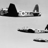 02: Trojice letounů Vickers Wellington Mk.IC 311. čs. bombardovací perutě, březen 1941