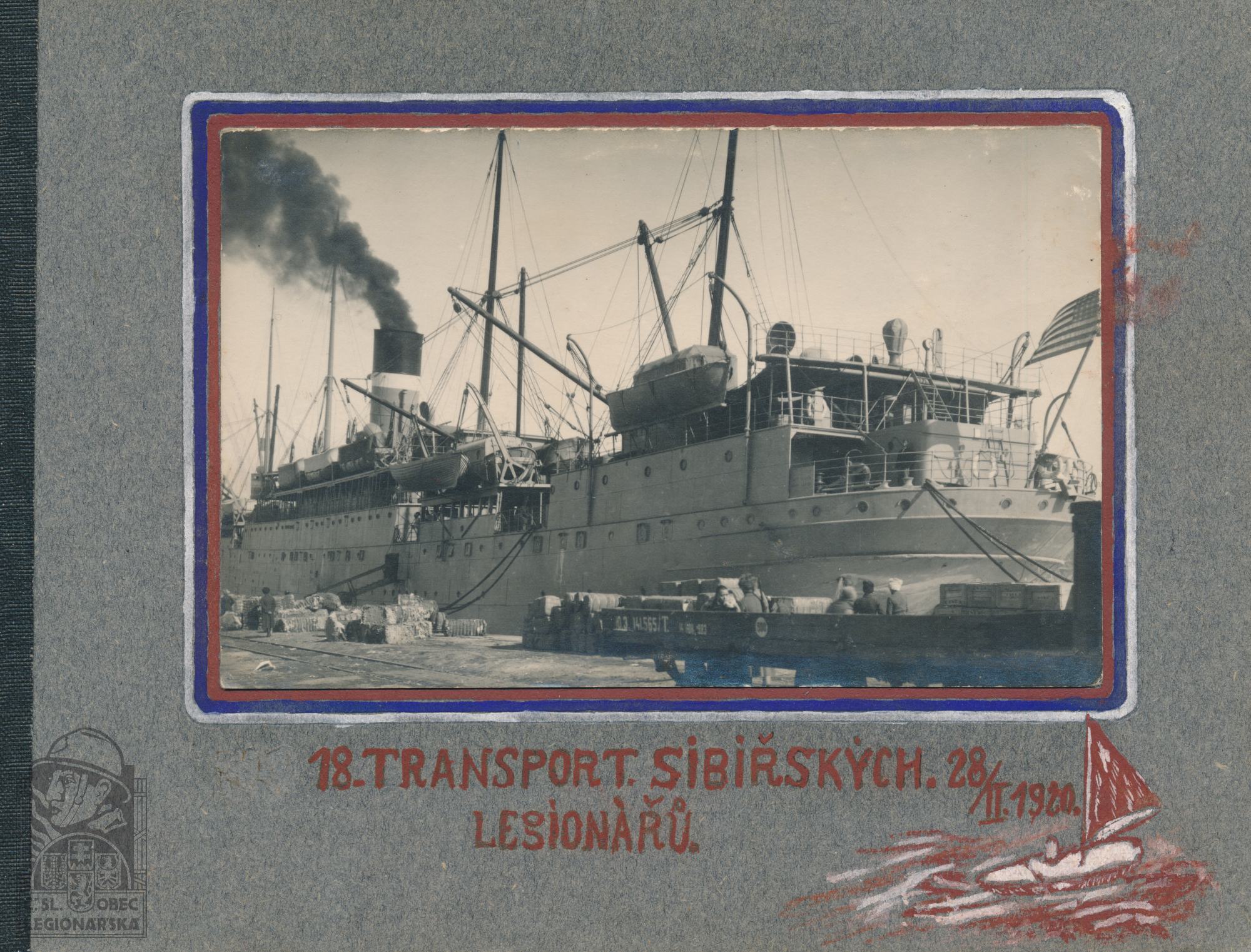 Album18.transportu československých legií z Ruska