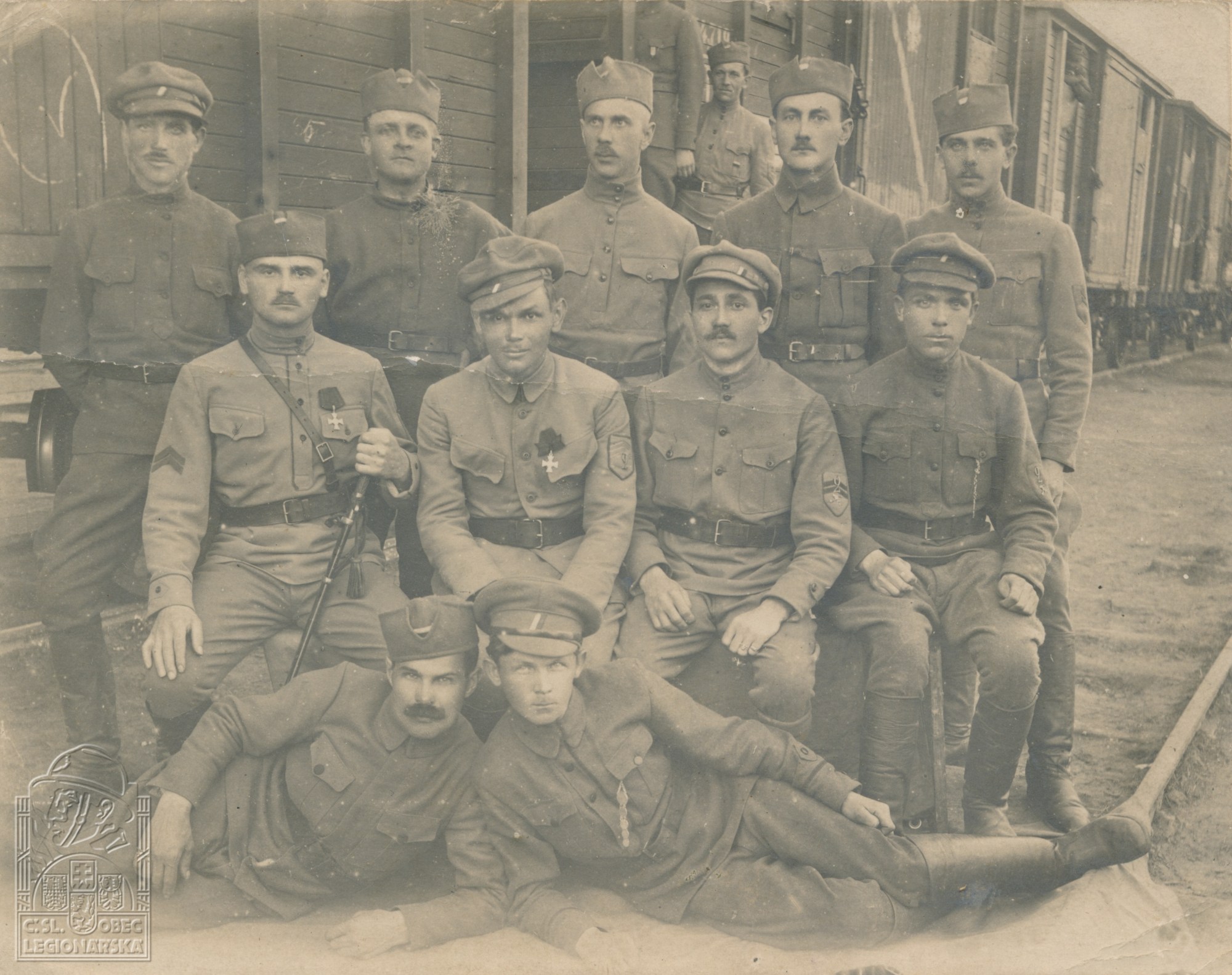 Skupina legionářů, nelze přesně určit Františka (103508.005)