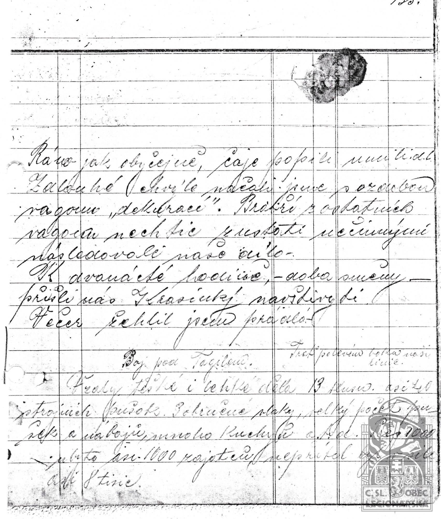 fragment deníku (107193.005)