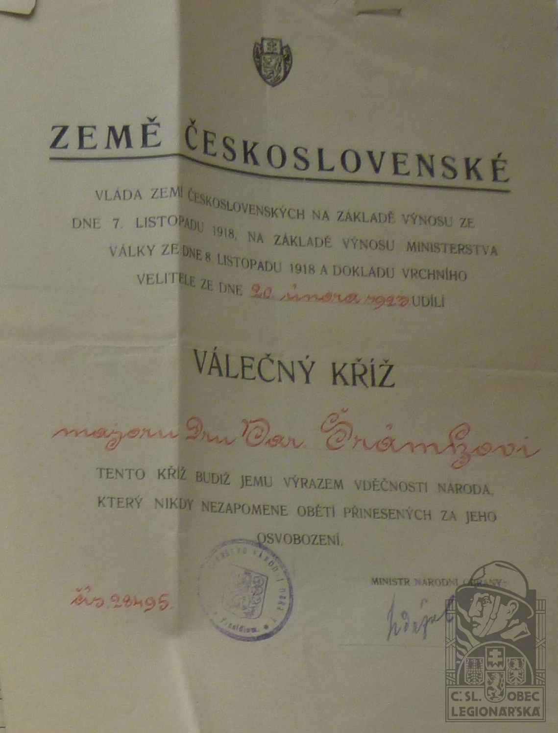 Válečný kříž (107519.600)