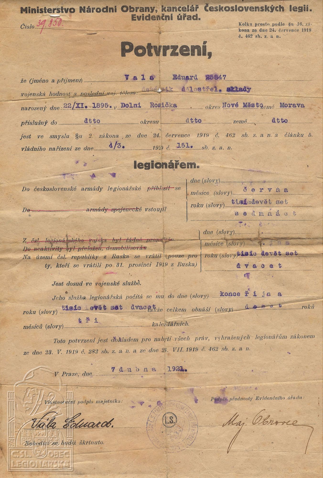 Potvrzení (116418.600)