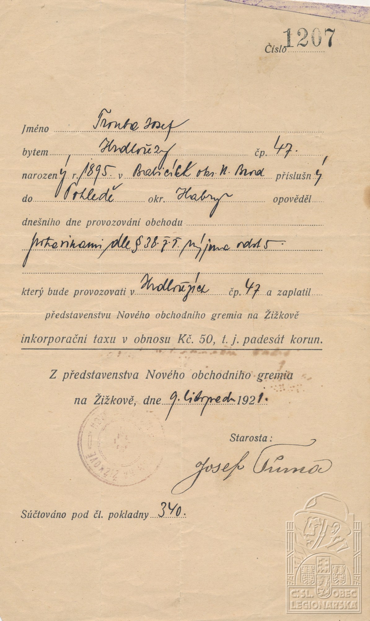 Provozování obchodu (118126.605)