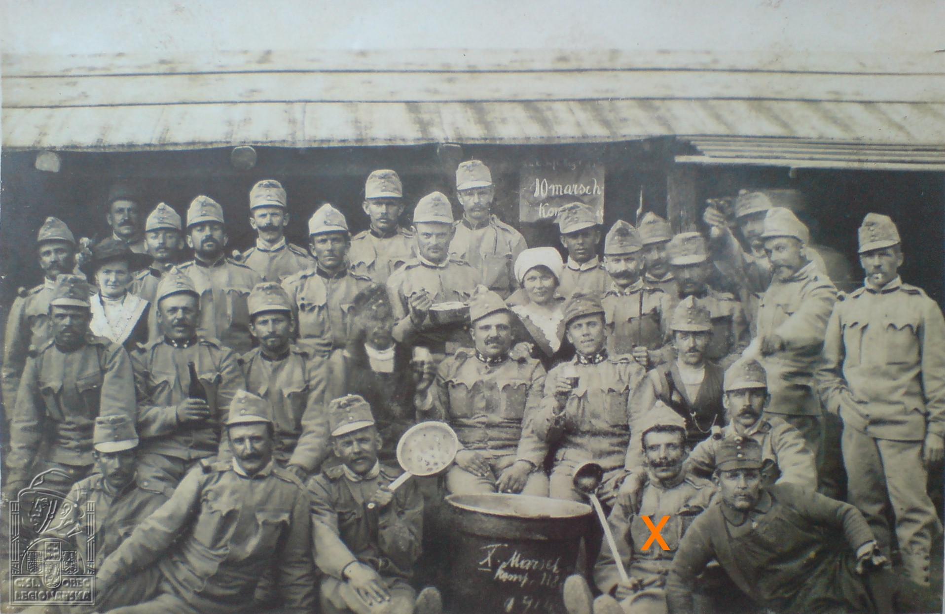 10. marš kumpanie 1914, Veselý označen (126286.010)