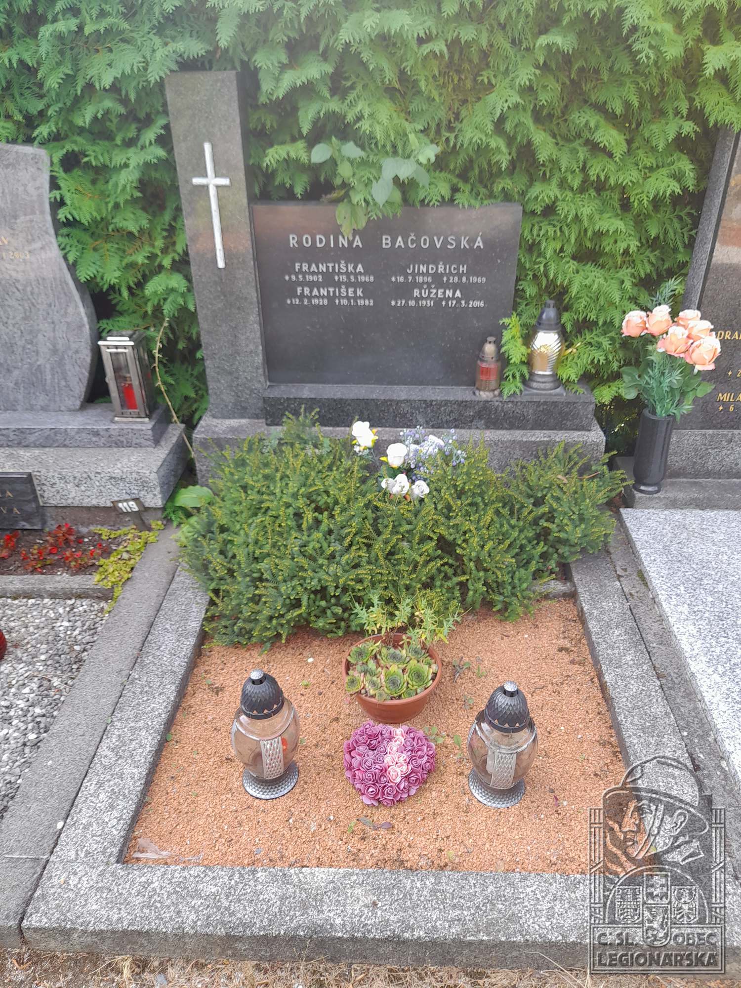 Hrob Jindřicha Bačovského v Brně-Líšni (12717.800)