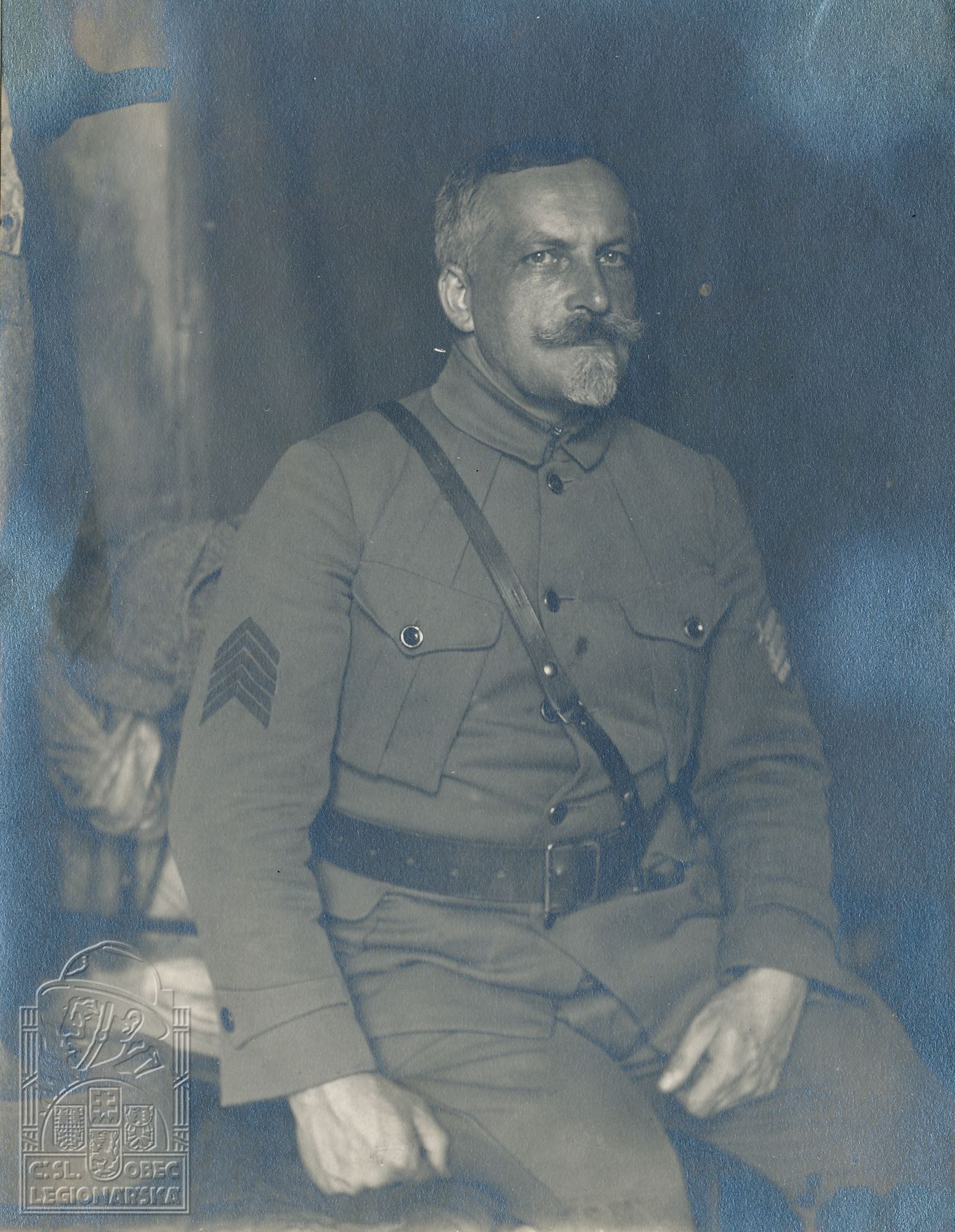 Kapitán Biebl 2. rota České družiny VUA (15168.007)