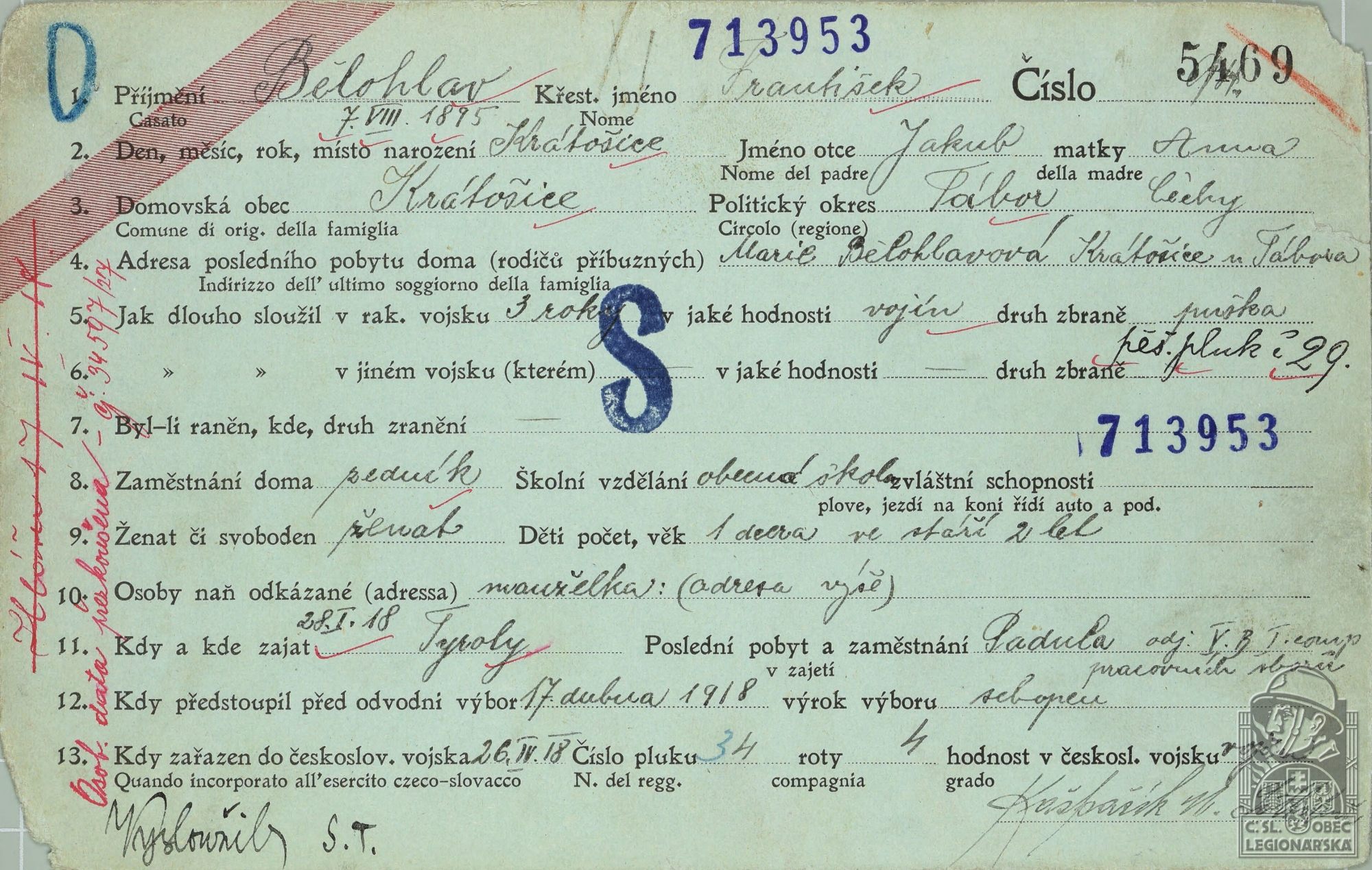 Karta legionáře (DSMO)