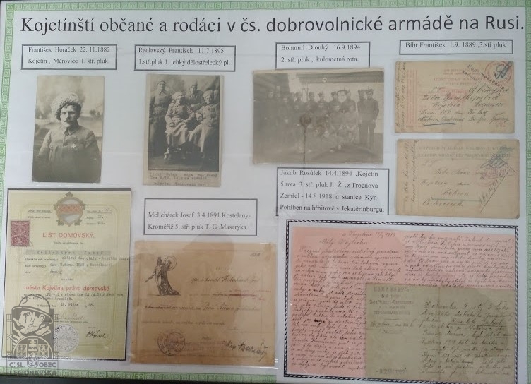 Kojetínští občané a rodáci v čs. dobrovolnické armádě na Rusi