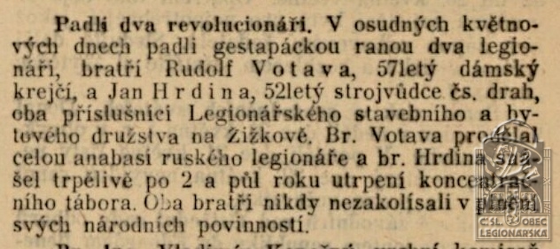 Národní osvobození 20.5.1945