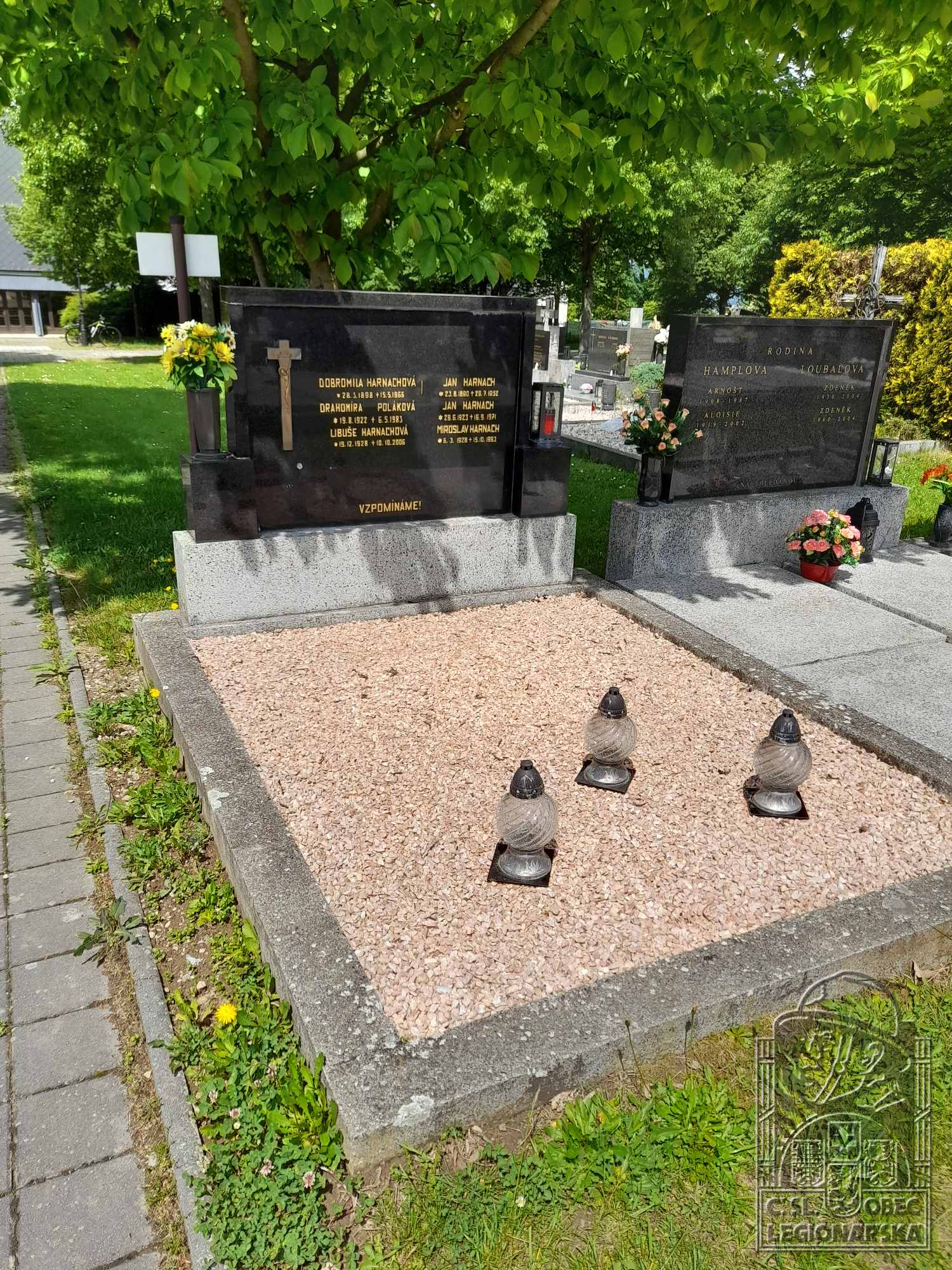 Hrob Jana Harnacha v Boskovicích