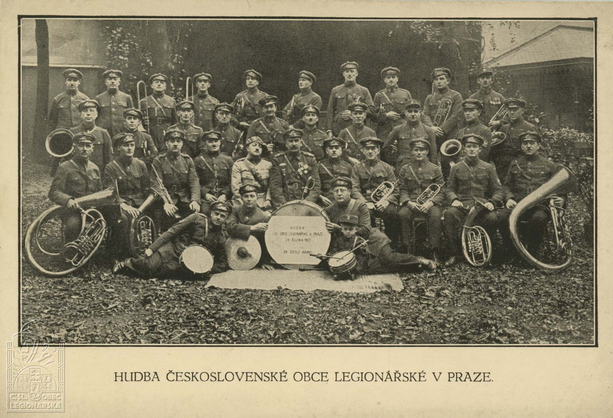 Hudba Československé obce legionářské v Praze 1927