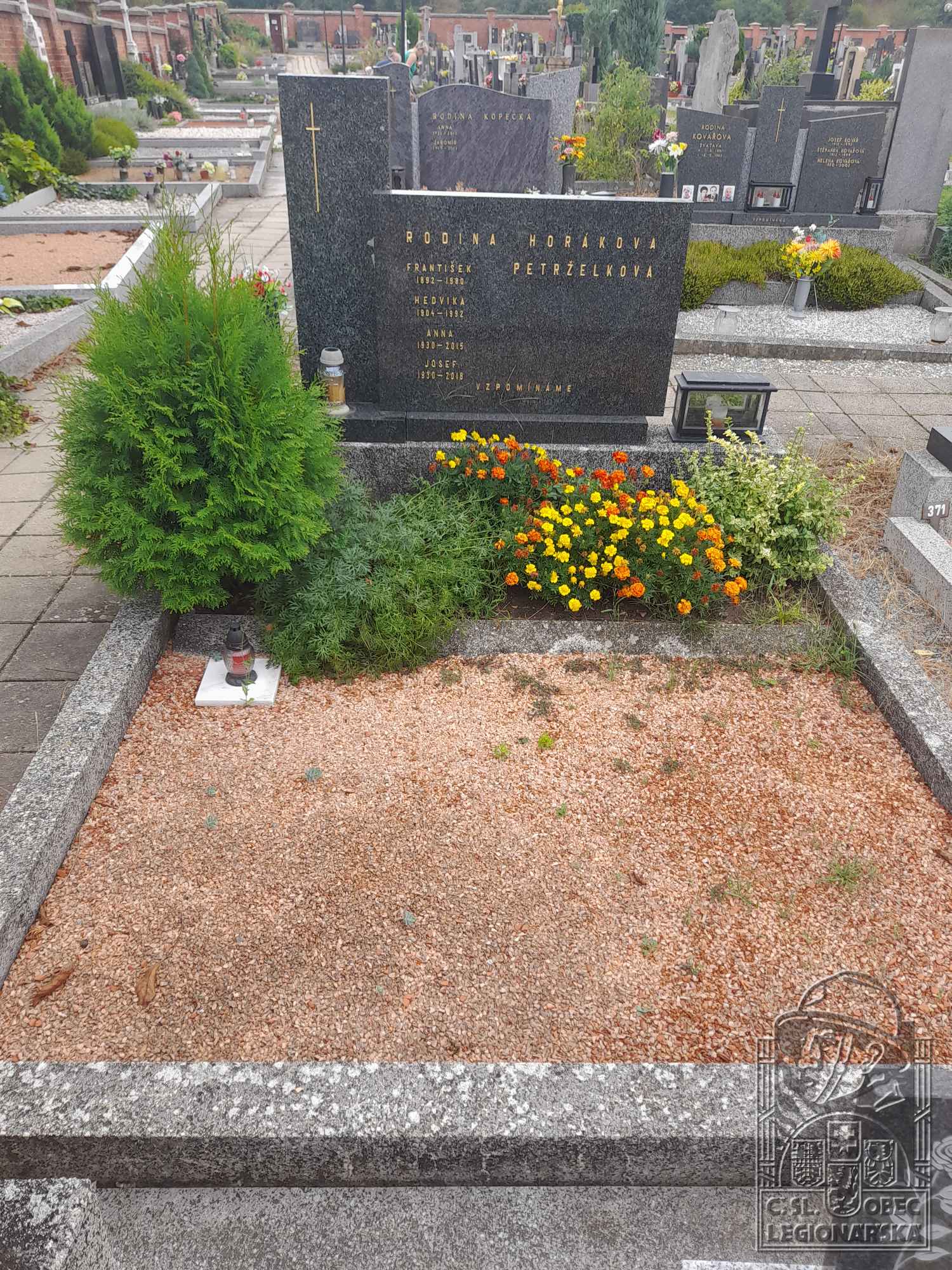 Hrob Františka Horáka v Bořitově (34369.800)