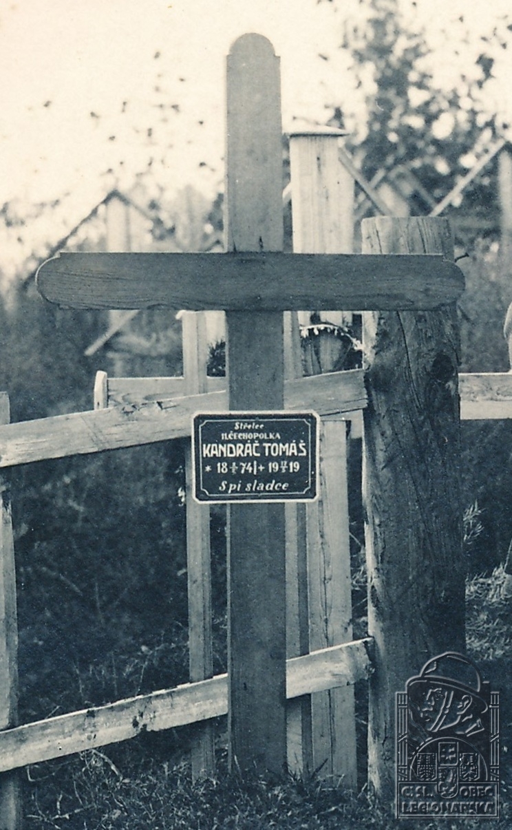 Hrob Tomáše Kandráče, Ačinsk 1919