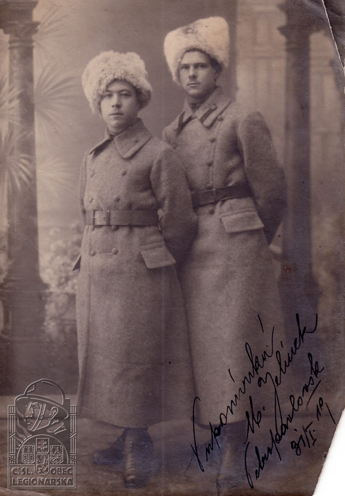 Vzpomínku M. Jelínek Petropavlovsk 31.1.1919