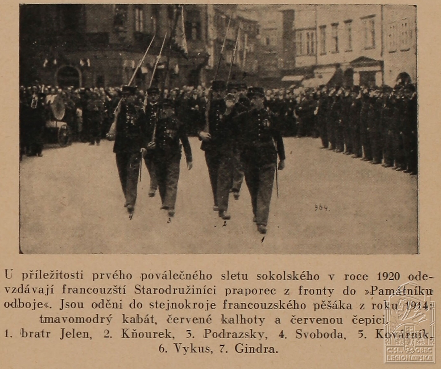 Sokolský slet 1920, starodružiníci