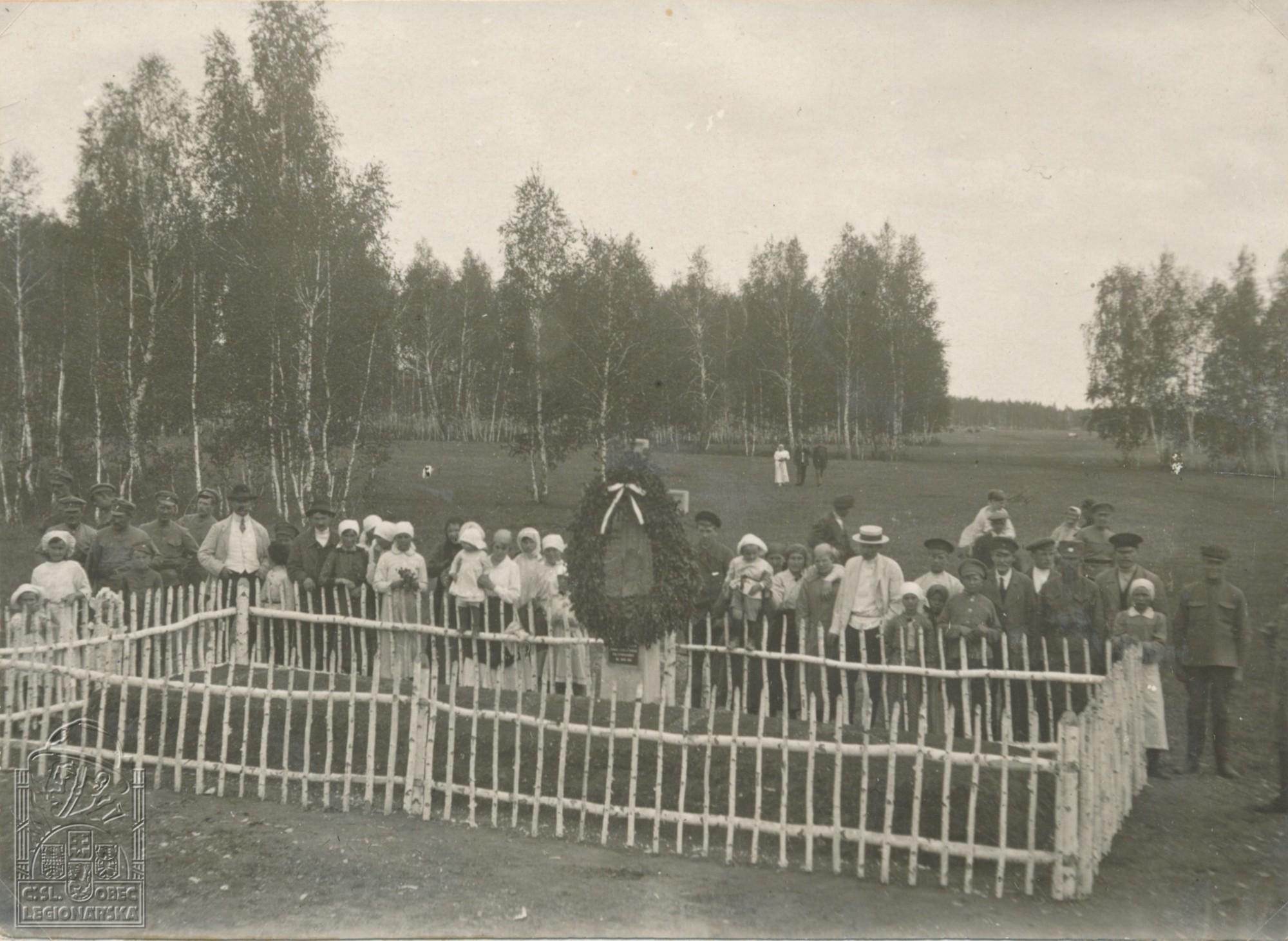 Společný hrob 6. střel. pluku Hanáckého na stanici Bogadinskaja