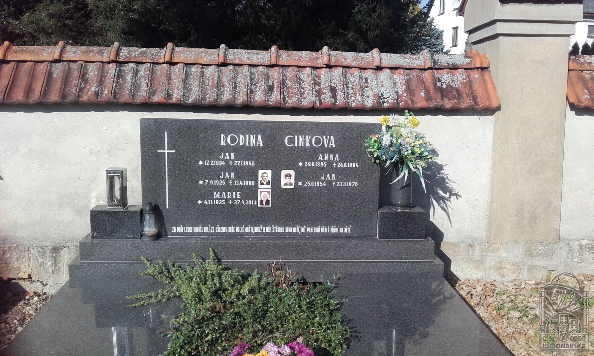 Hrob v Lubníku u Lanškrouna