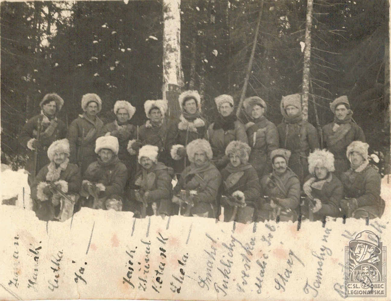 Skupina legionářů z těplušky (foto br. Jana Puklického) (7090.005)