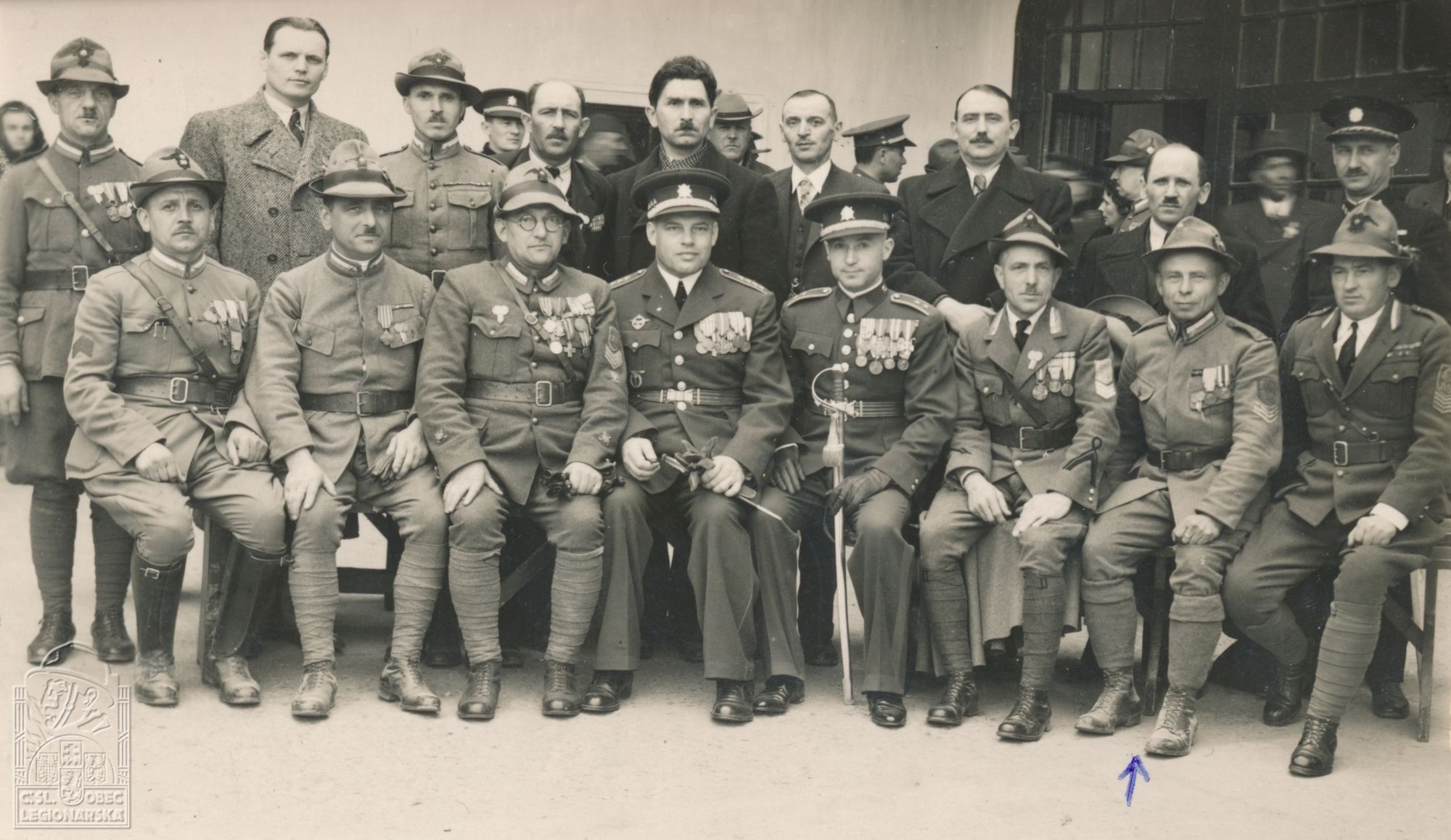 Rok 1938 oslava 20leté trvání republiky, sjezd výzvědný pluk Grazianiho (83465.002)