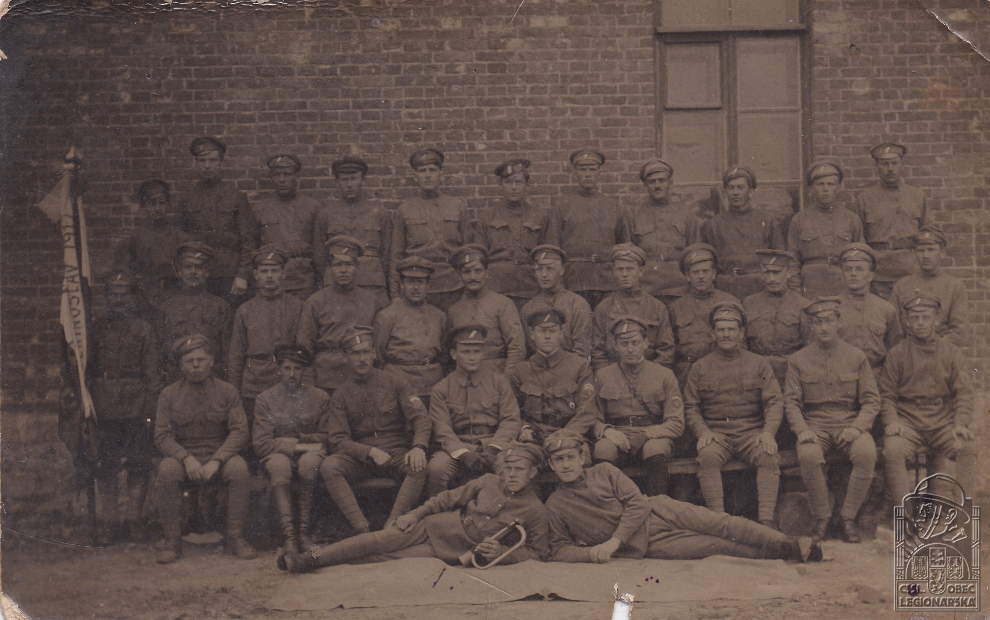 Skupinová fotografie čs. legionářů z Ruska (85650.002)