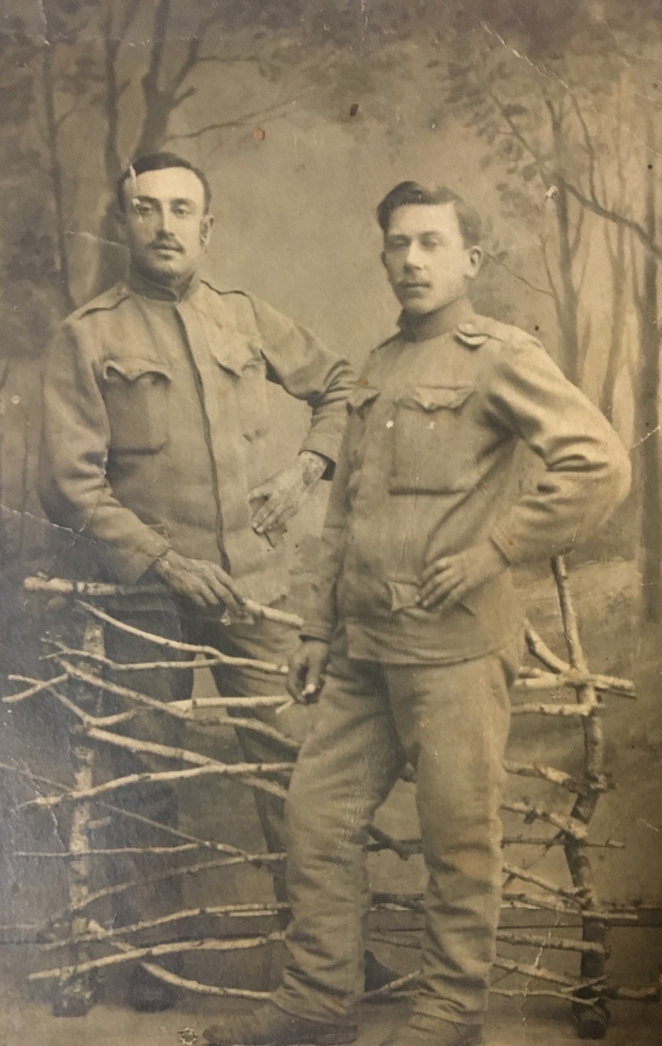 František Pikner a F. Žák, Samara 15.2.1917, líc (86786.002)