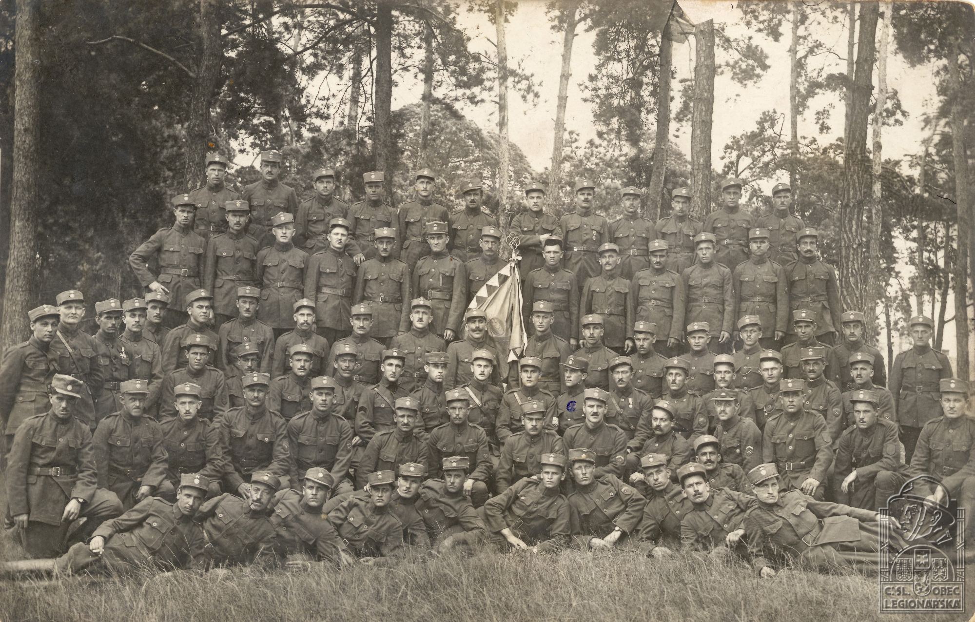 Posádka vlaku Orlík, Pardubice 1920 (90294.003)